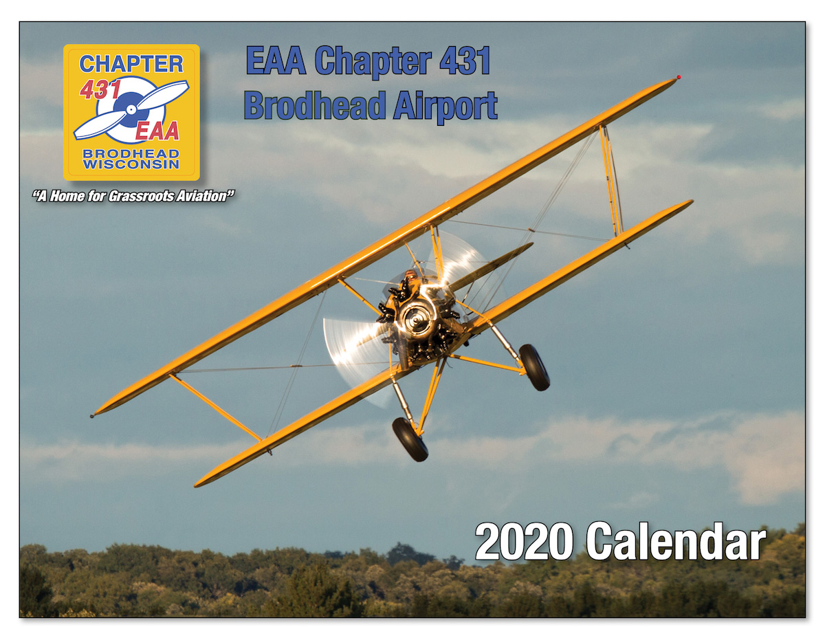 2020 Brodhead Airport Calendars Cheeseland Chapter EAA 431 Brodhead
